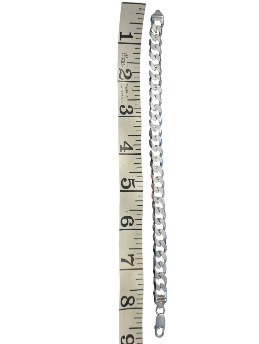 Classic Cuban Link Bracelet in Silver